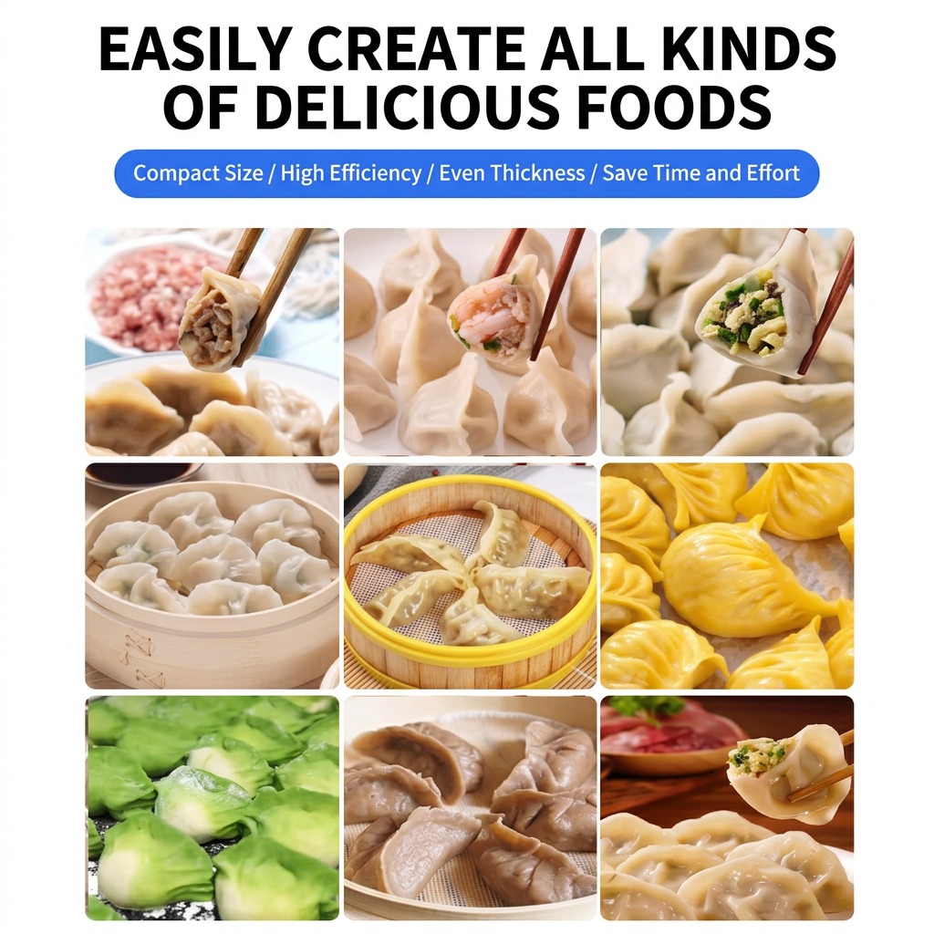 آلة صنع الزلابية الأوتوماتيكية - مراجعة Gyoza Dumpling Maker وسعره